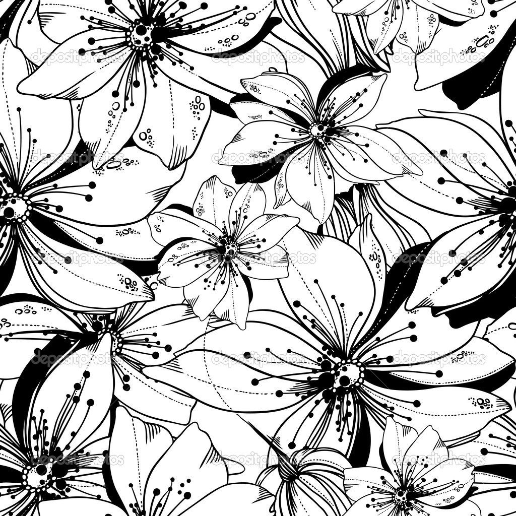 Flores fantásticas imágenes de stock de arte vectorial | Depositphotos