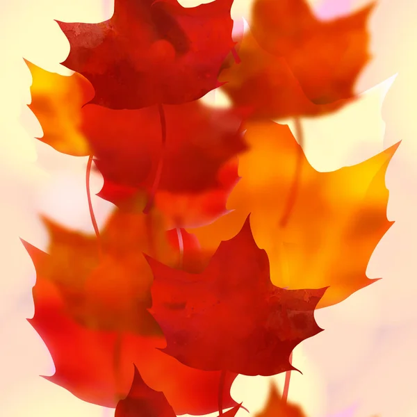 Αφηρημένα Φανταστικά Φθινοπωρινά Φύλλα Τρισδιάστατη Ψευδαίσθηση Χωρίς Ραφή Μοτίβο Ψηφιακές — Φωτογραφία Αρχείου
