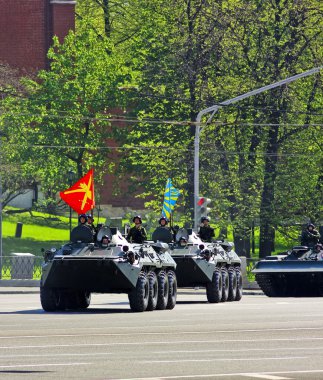 Moskova 'da geçit töreni