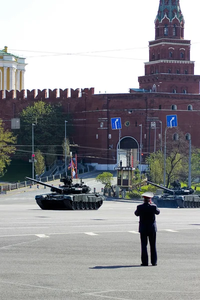 Parade in Moscow — Stock Photo, Image