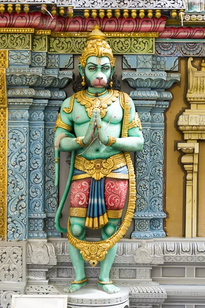 Hindu Green God Statue — Stock Photo, Image