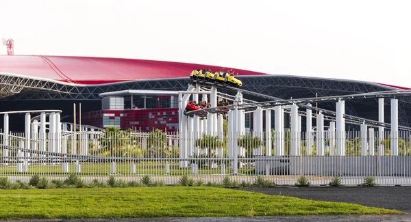 Abu Dhabi Ferrari World Theme Park Building in United Arab Emirates — Stock Photo, Image