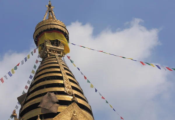 The Swayambhunath Stupa. — Stock Photo, Image