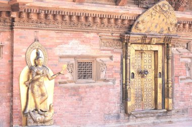 Patan, Jamuna goddess in Mul Chowk-Royal Palace. clipart