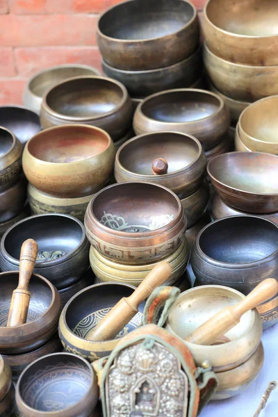 Pottery stall, Patan. — Stock Photo, Image