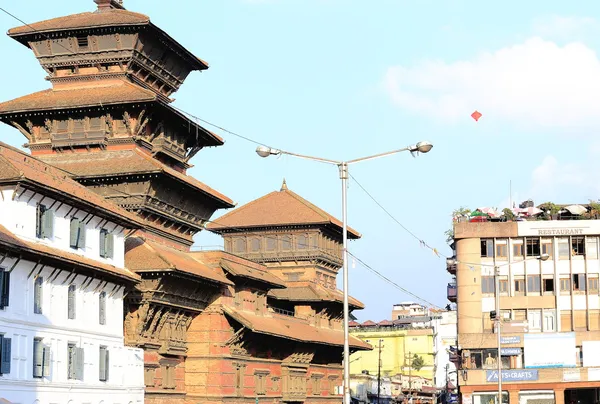 Basantapur chowk durbar kare-Katmandu. — Stok fotoğraf