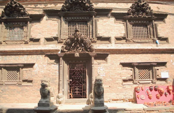 0203 palác dům. suryamadhi street Bhaktapuru kathmandu valley Nepál. — Stock fotografie