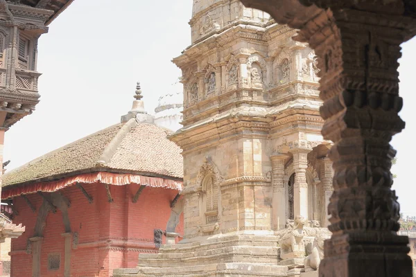 Siddhi Lakshmi and Vatsala Temples. Bhaktapu-Nepal. 0270 — Stock Photo, Image