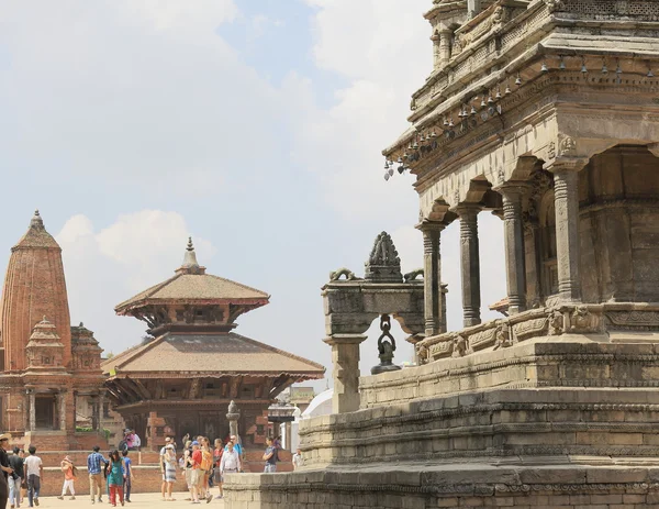 Kedarnath-Rameshwor-Vatsala Durga Temples and Khicha Kho Gan-Bhaktapur-Nepal. 0273 — Stock Photo, Image