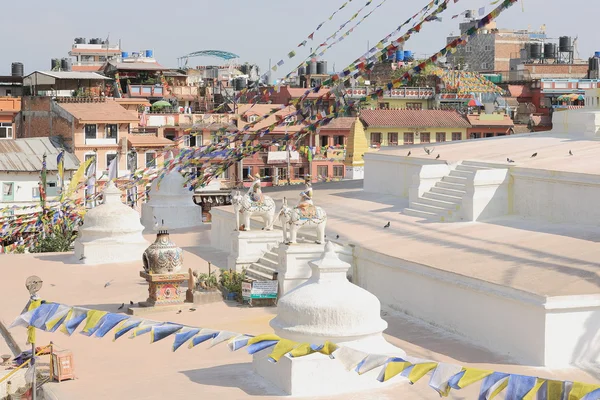 Вокруг большой ступы Бодханатх-Боднатха. Катманду-Непал. 13. — стоковое фото