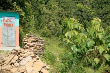 Rustik banyo. Klarner-Dhampus trek. Nepal. 0474