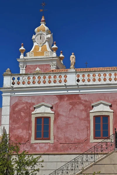 Fachada Sur Pintada Color Rosa Ala Oeste Frente Jardín Neorococó — Foto de Stock