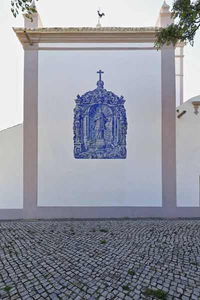 Azulejo Tile Image Sao Lourenco Saint Lawrence Placed 1730 East — Foto Stock