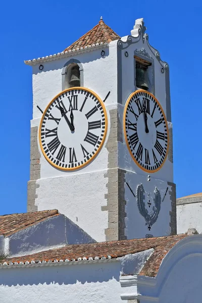 Orologio Campanile Del Xiii Secolo Fondarono Igreja Santa Maria Castelo — Foto Stock