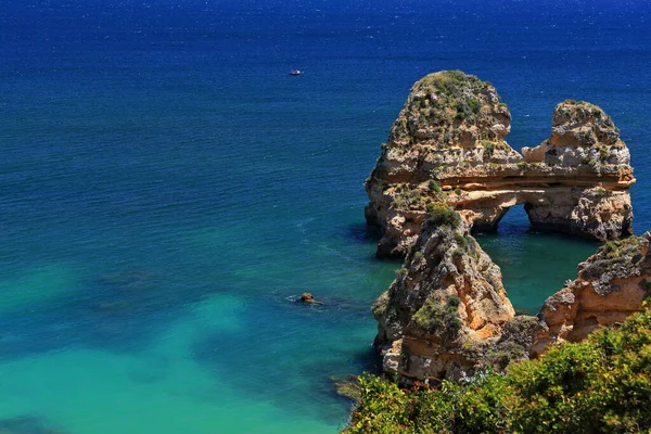 Vista Hacia Este Desde Alto Del Acantilado Extremo Sur Praia — Foto de Stock