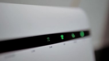 Wi-Fi Router, Home Network, Kablosuz Teknoloji. Bir Wi-Fi internet yönlendirici