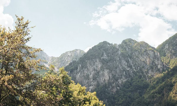 Beautiful View Idyllic Alpine Mountain Landscapes — Foto de Stock
