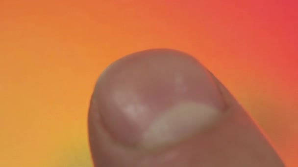 Technology Finger Print Hasło Skanuję Odcisk Palca Dla Celów Bezpieczeństwa — Wideo stockowe