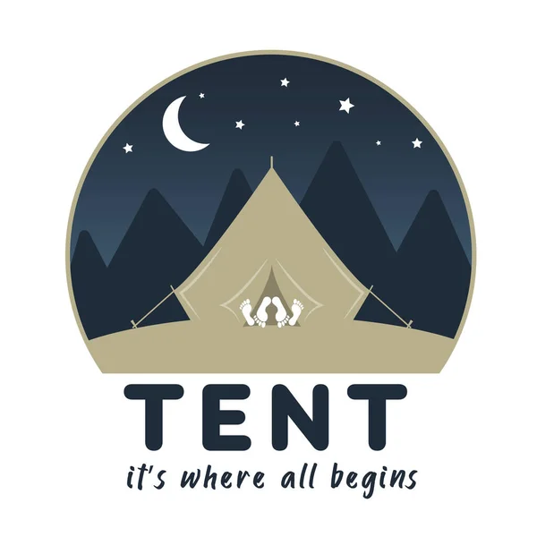 Tent All Begins — Stock Photo, Image