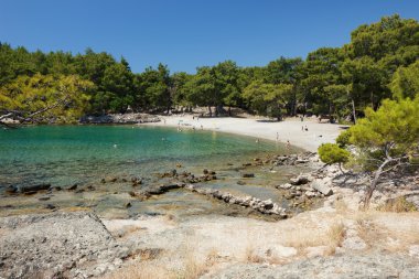 phaselis, Türkiye plaj.