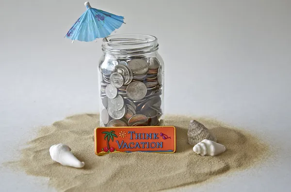 Vacation savings fund — Stock Photo, Image