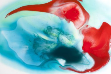 soyut mavi suluboya ile su arka plan bulanıklık