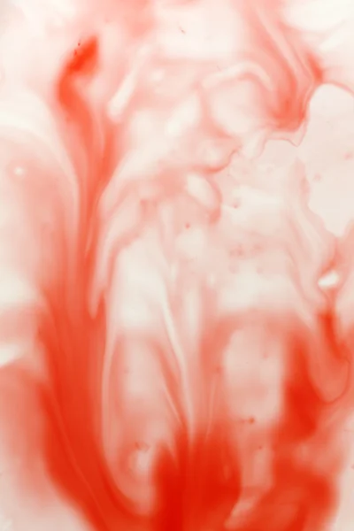 Absztrakt akvarell piros háttér, fehér víz — Stock Fotó