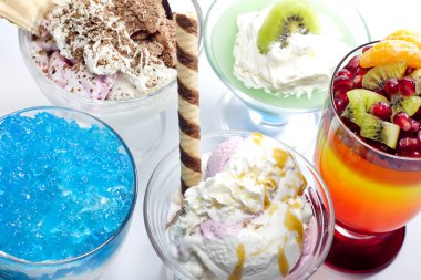 renkli tatlılar karışık karışım