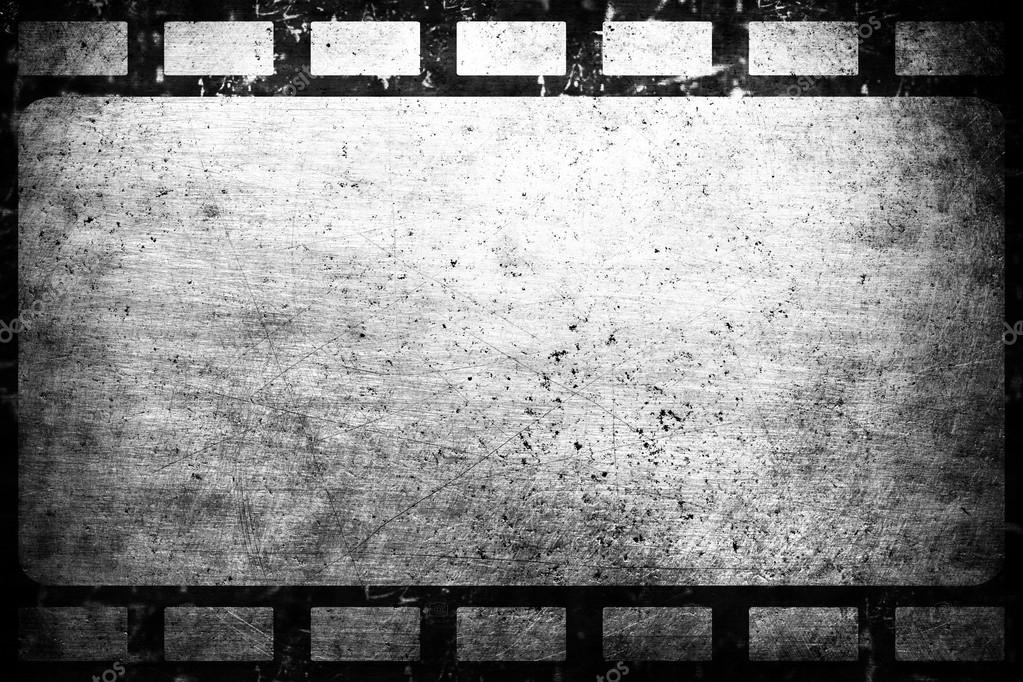 Old grunge film frame vintage background