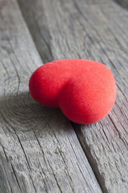 ahşap Komiteler arka plan kavramı kırmızı kalp