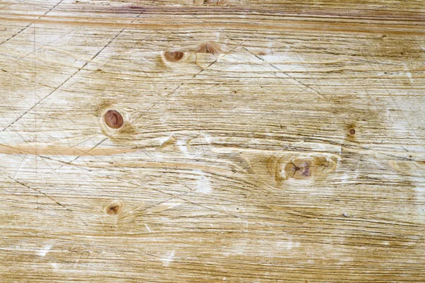 Textura de fondo de tabla de cortar de madera vieja con arañazos — Foto de Stock