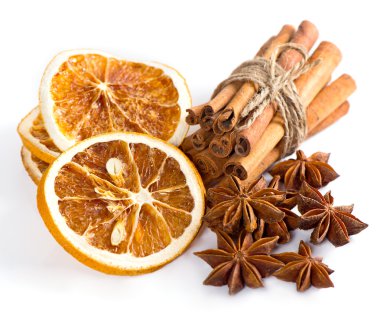 Noel baharatlar. tarçın ve anason yıldız
