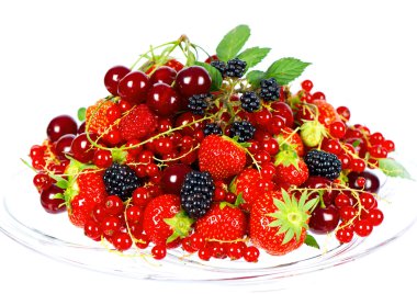 taze yaz meyveleri karışımı