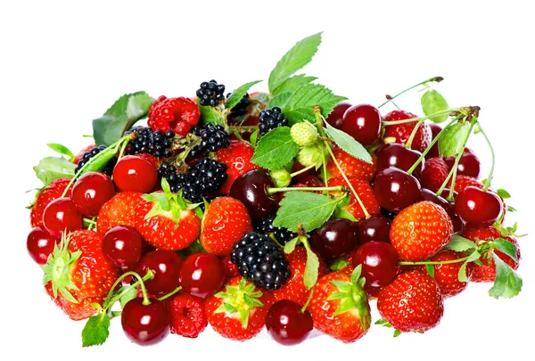 Mischung aus frischen Beeren — Stockfoto