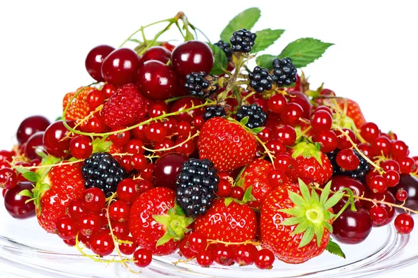Mix of fresh summer berries — Stock Photo, Image