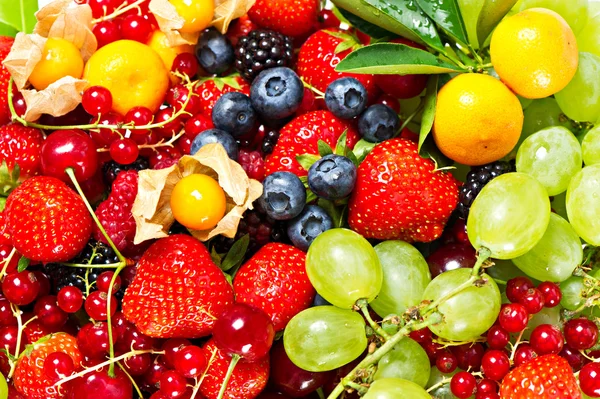 Mix of fruits and berries — Stock Photo, Image