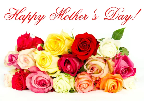 renkli gül, güzel bir çiçek buketi