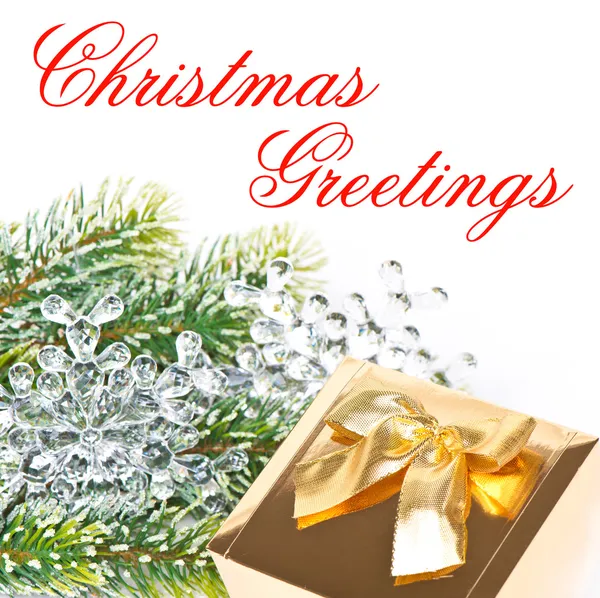 Christmas greetings. card concept — Stock Photo, Image