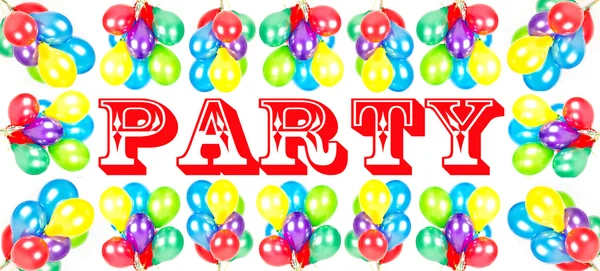 Color balloons. party decoration — Stock Photo, Image