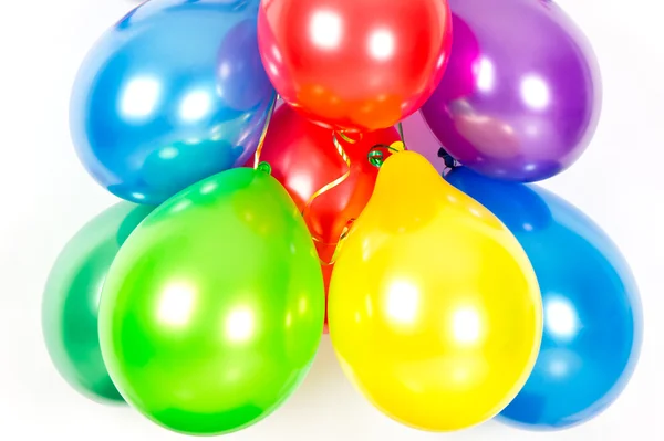 Färgglada ballonger. part dekoration — Stockfoto