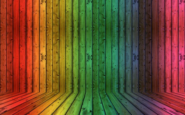 Colorful decorative dirty wooden background — Stock Photo, Image