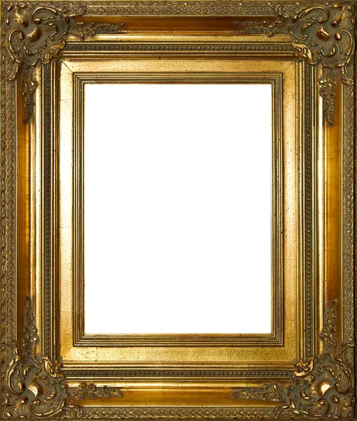 Gamla golden frame — Stockfoto