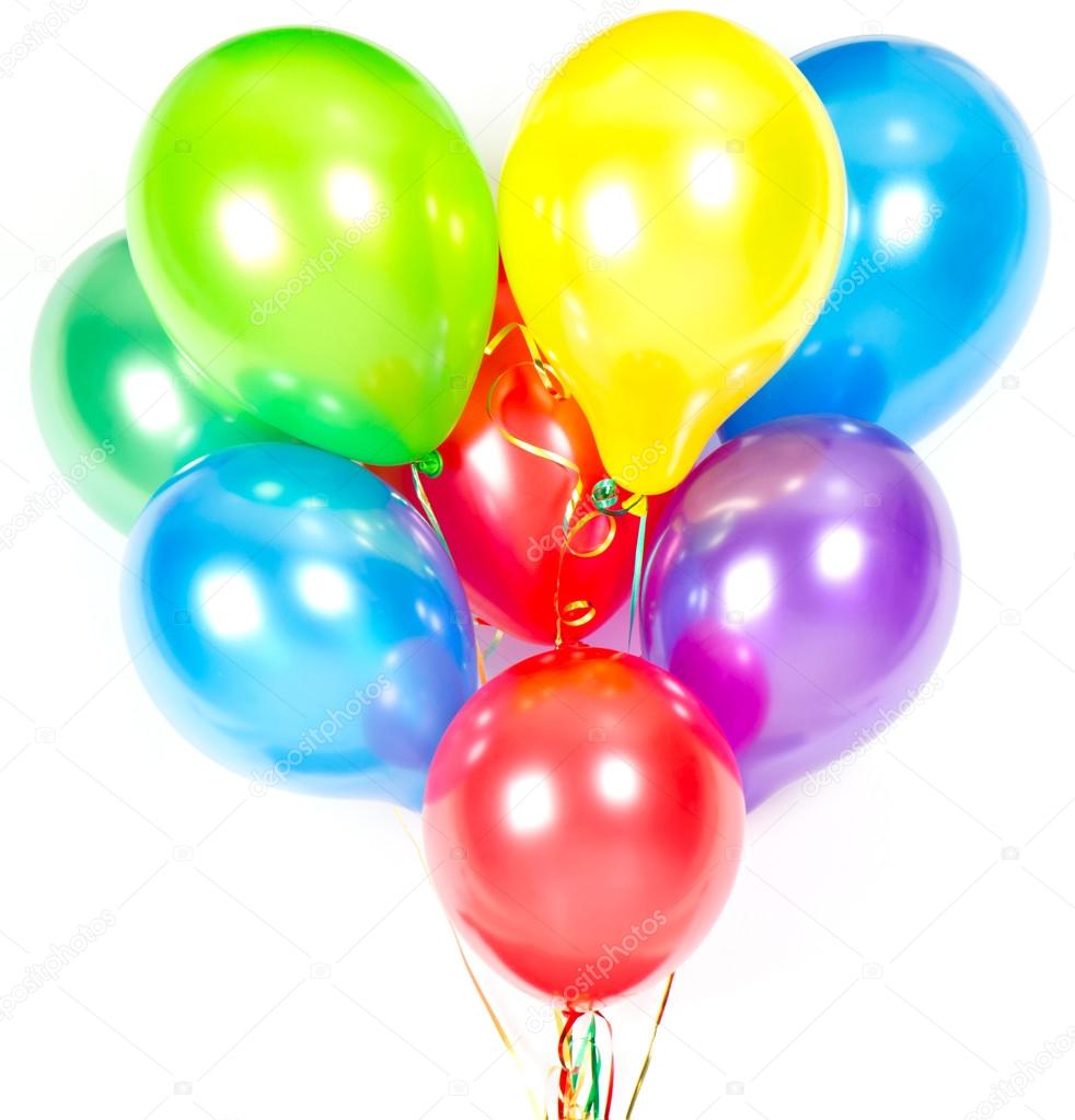 color balloons. party decoration