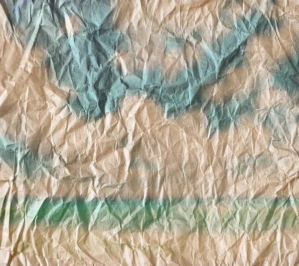 Verkreukelde papier achtergrond. zee en hemel — Stockfoto
