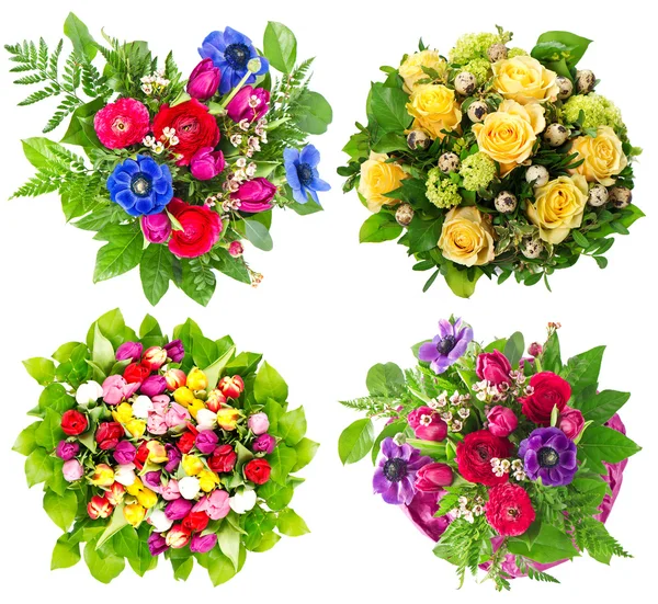 Kleurrijke bloemen boeket — Stockfoto