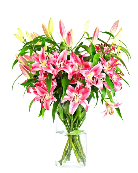 Boeket van lily bloemen — Stockfoto