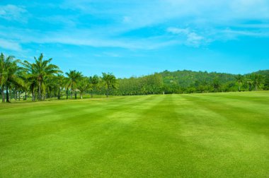 Golf Sahası, avuç içi ile lansdcape