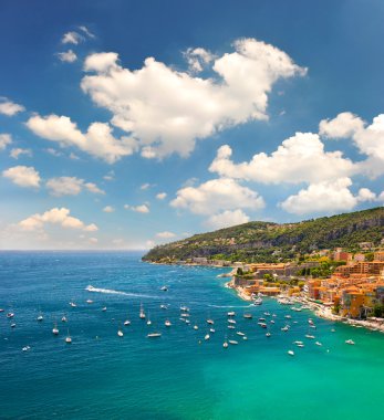 lüks resort görünümünü ve Körfezi cote d azur