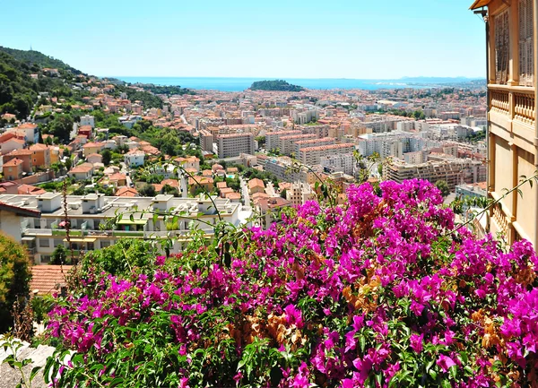 Vista panoramica su Nizza, Francia — Foto Stock