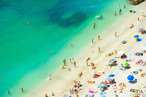 Пляж Лазурному Azur, Вільфранш — стокове фото